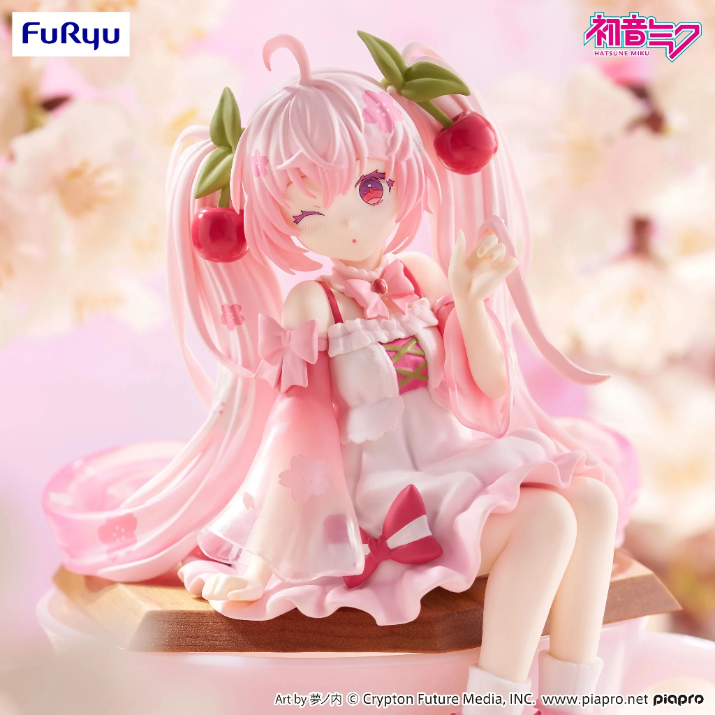 Hatsune Miku - Sakura Miku 2025 Wink Ver. Noodle Stopper - PVC  Figure 14 cm