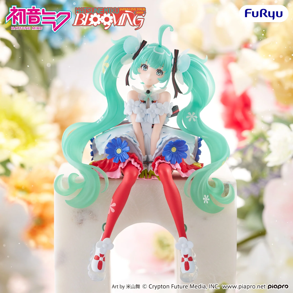 Hatsune Miku - Noodle Stopper - PVC Statue - Japan Live Tour 2025 Blooming Ver. - 14 cm