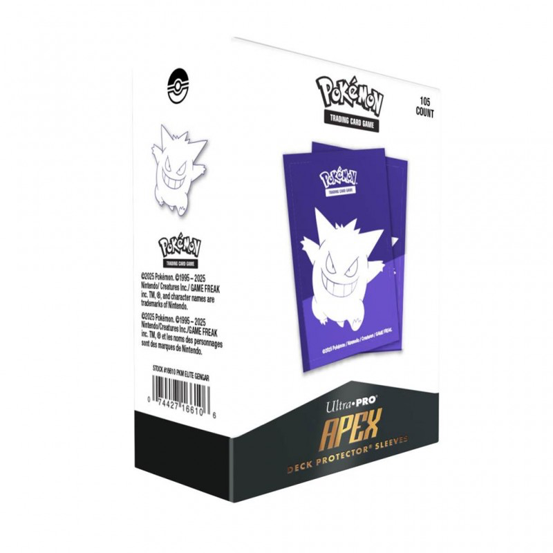 Pokémon  - Ultra Pro - Gengar Apex Deck Protector Sleeves - 105 pcs