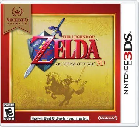Nintendo 3DS - Zelda Ocarina Of Time (Nintendo Select Edition) - A-Grade Used Game