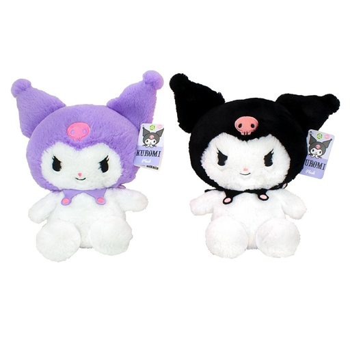 Sanrio - Kuromi Plush Fluffy - 23 cm (Purple or Black)