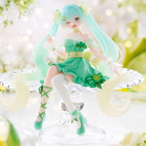 Hatsune Miku - Miku Citrus Noodle Stopper - Lime Ver. - PVC Figure - 14 cm
