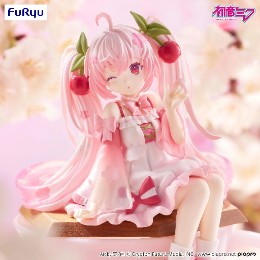 Hatsune Miku - Sakura Miku 2025 Wink Ver. Noodle Stopper - PVC  Figure 14 cm